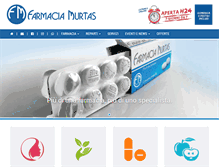 Tablet Screenshot of farmaciamurtas.it